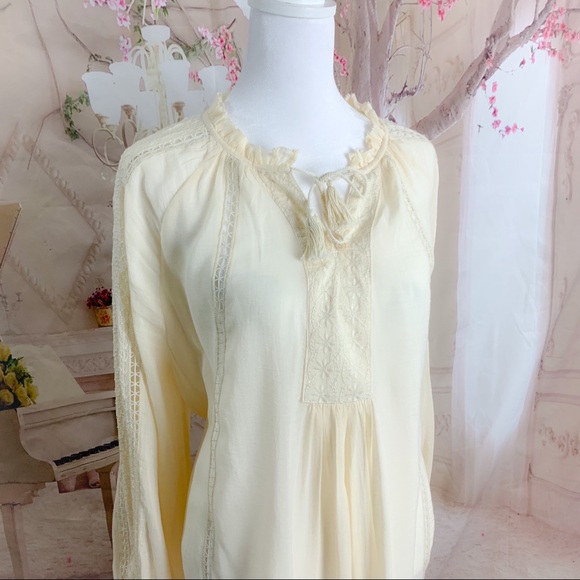 NEW Spell & Gypsy Collective Love Me Not Tunic Dress in Cream - Picture 8 of 15